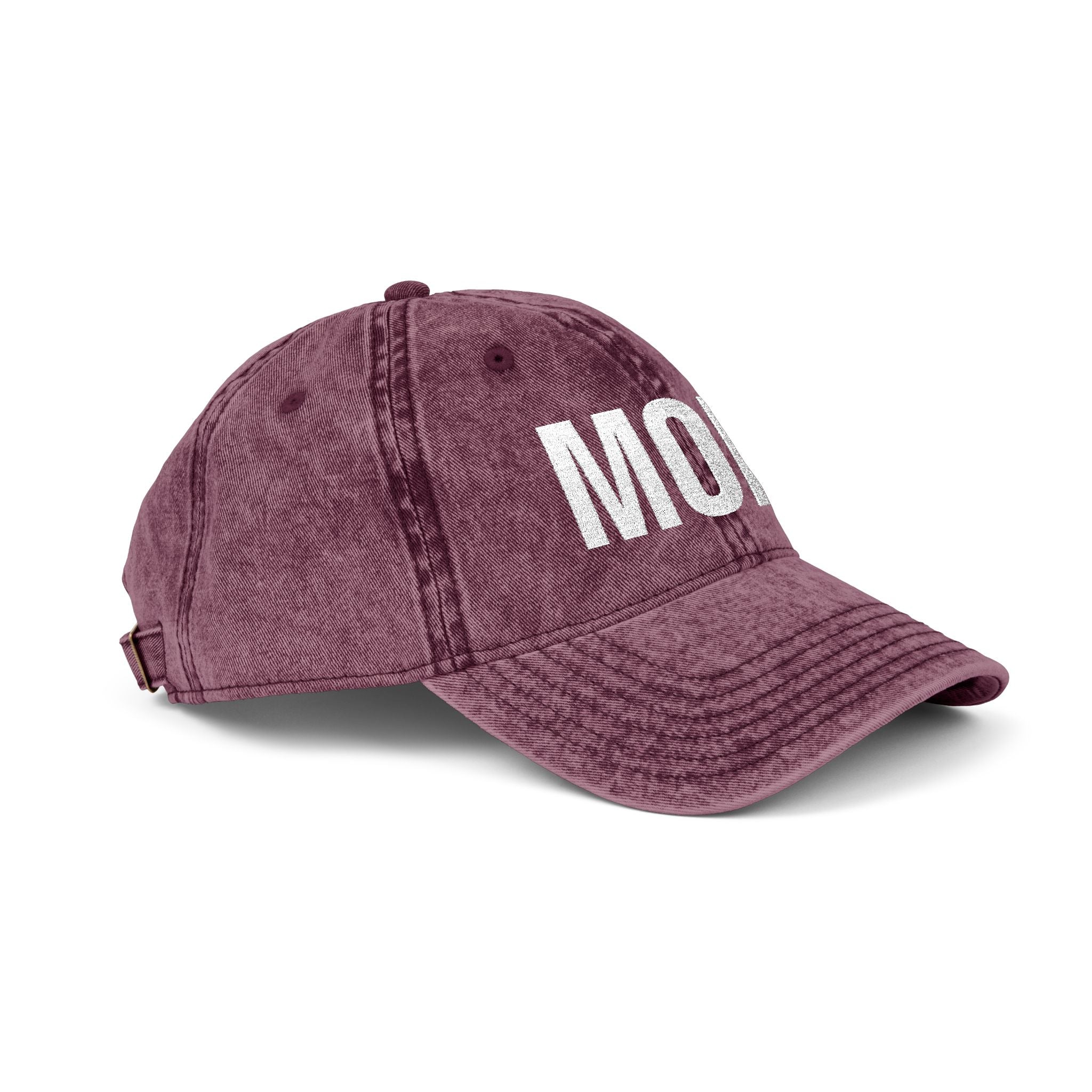 Mom Embroidered Hat – Vintage Minimalist Cap, 6 colors