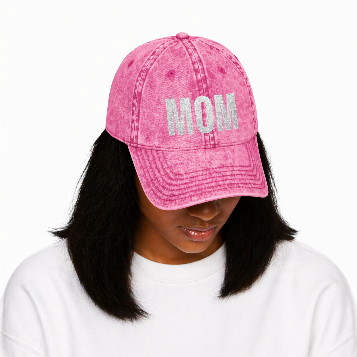Mom Embroidered Hat – Vintage Minimalist Cap, 6 colors